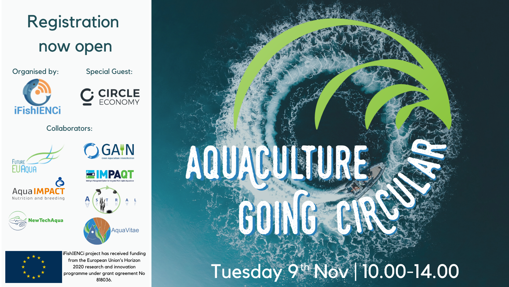 Registration Open: Aquaculture Going Circular Webinar
